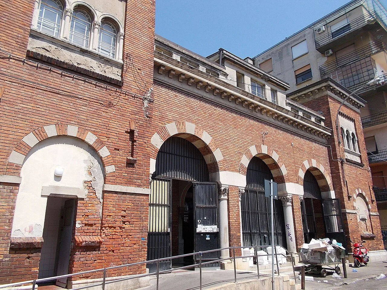 The fish market in Rijeka seen from Demetrova ulica.