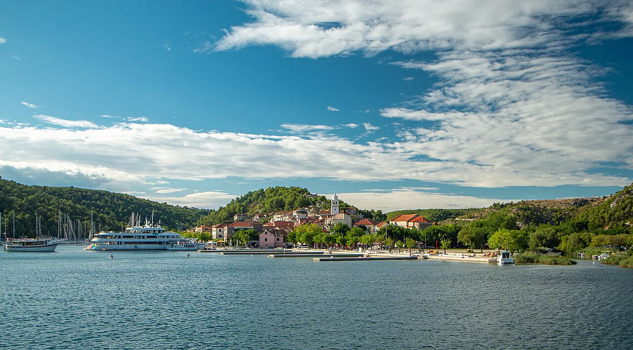 The harbour, Skradin.