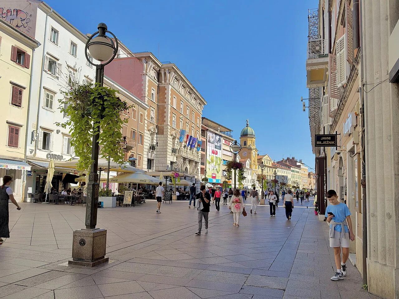 The Korzo pedestrian street, Rijeka.
