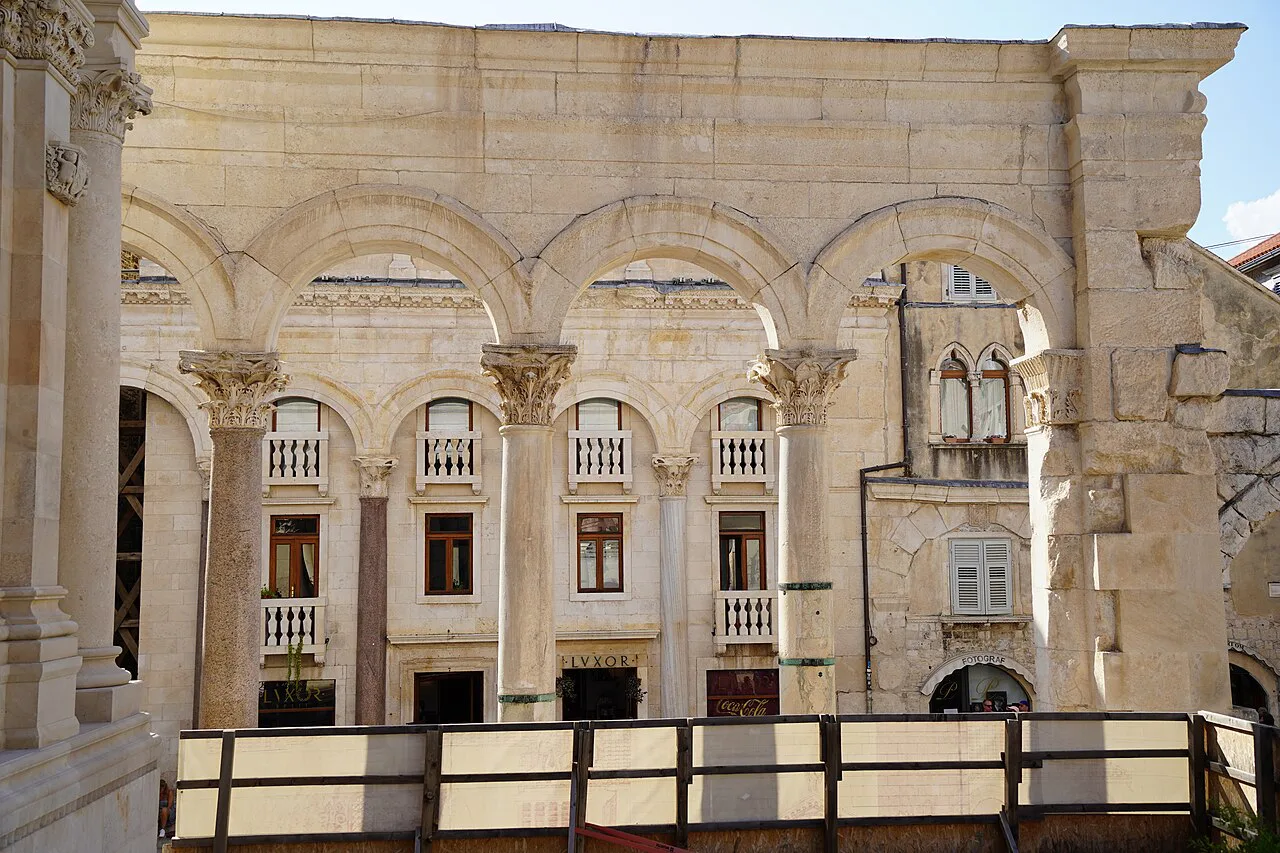 The Peristyle of Diocletian's Palace, Split.