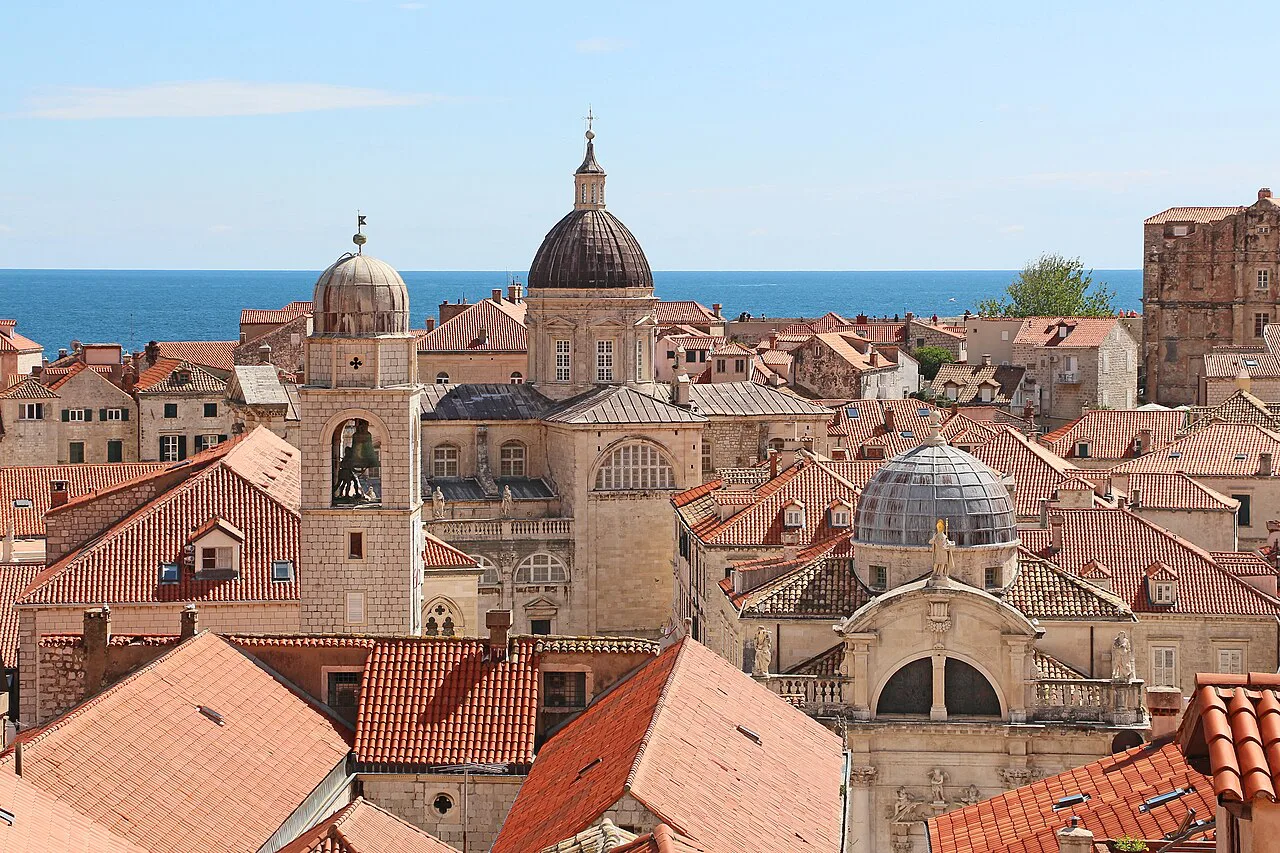 Rooftops of Dubrovnik old town.