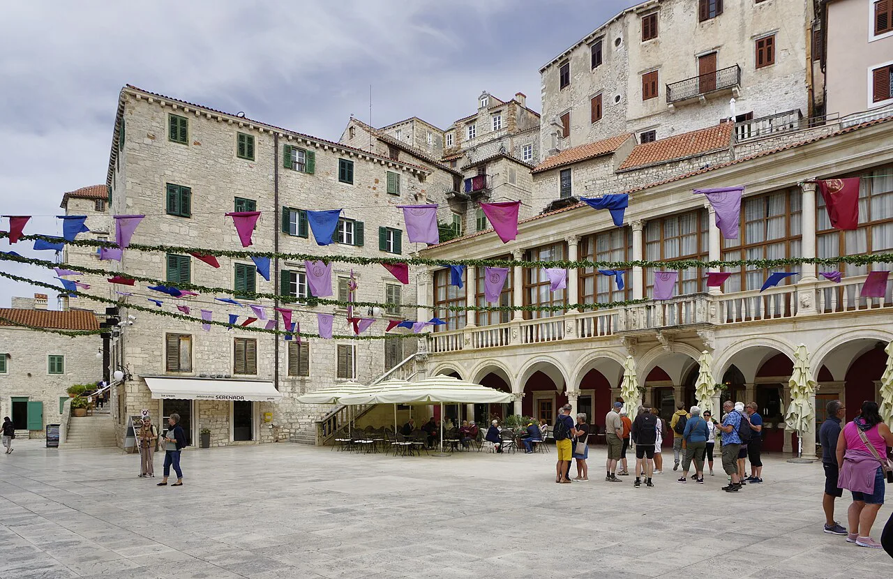 The City Hall on the main square, Šibenik.