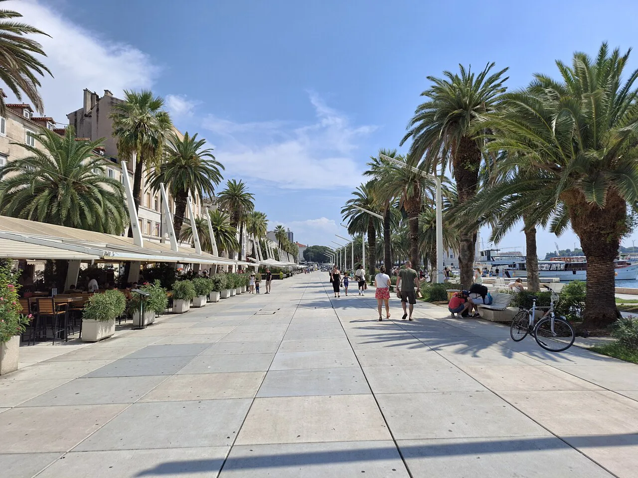 The Riva seafront promenade, Split.