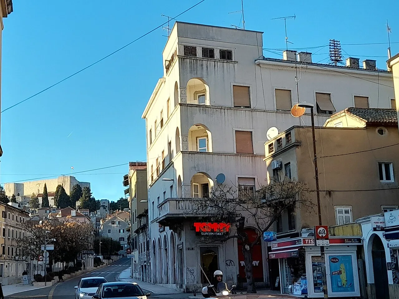 A street in Šibenik.