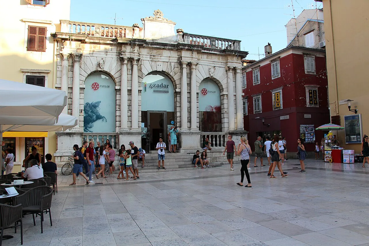 The City Loggia on People's Square, Zadar.