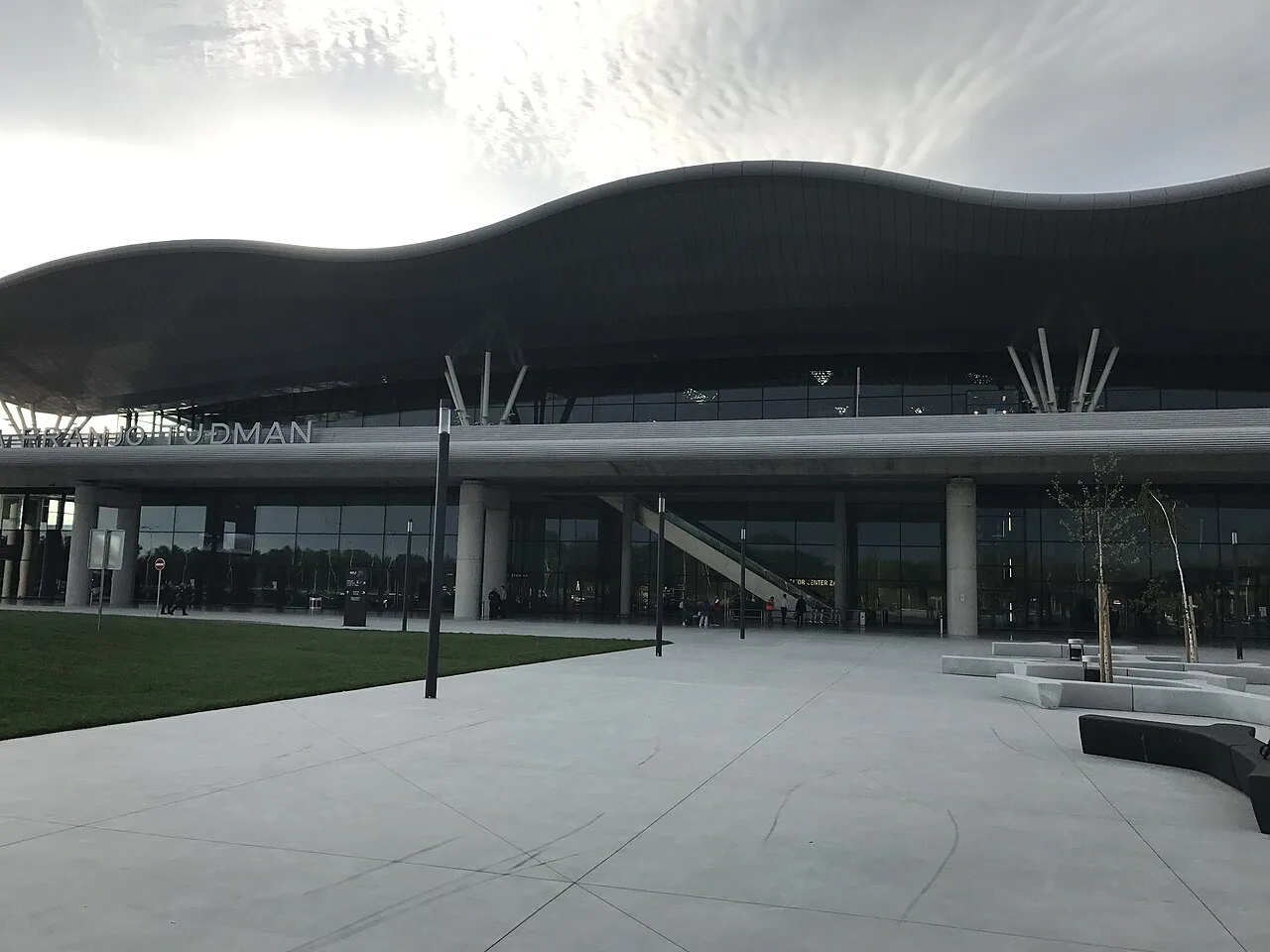 Franjo Tuđman Airport terminal, Zagreb.