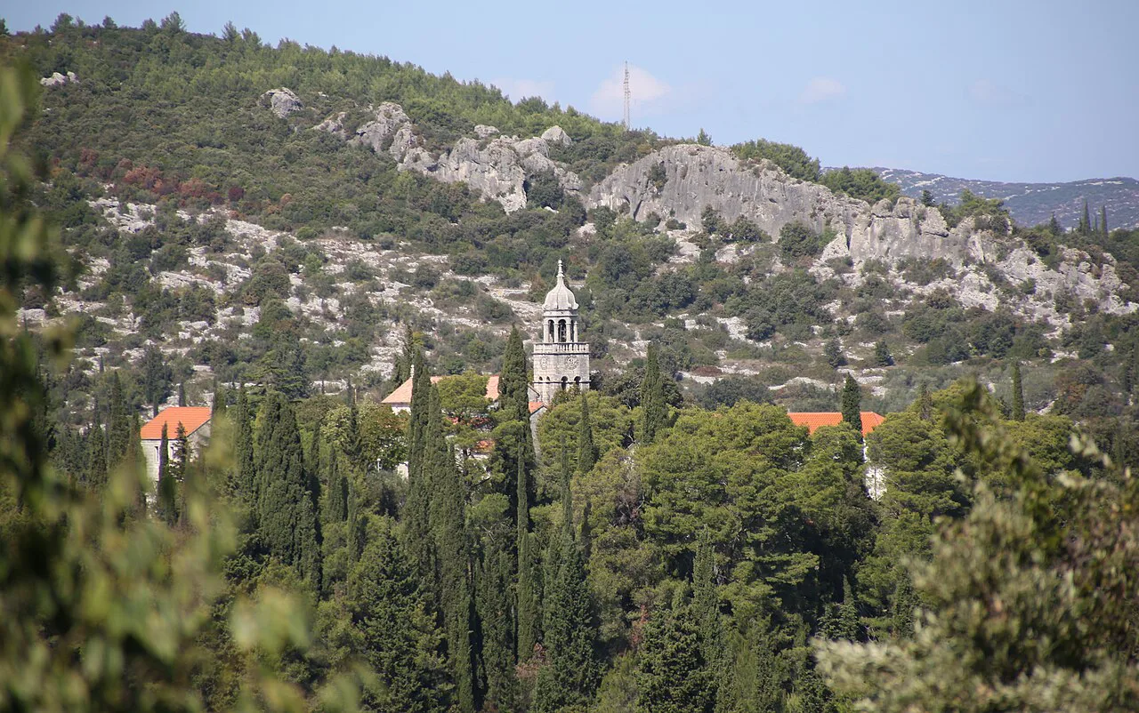 The historic hamlet of Martin in Žrnovo, Korčula.